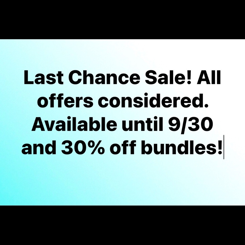 30% Off last Chance!
